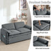 SixtyThreeInch Pullout Velvet SofaBed PremiumEdition