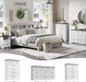 10 Drawer Dresser for Bedroom, 59" Wide Farmhouse Chest of Drawers with Brushed Metal Handle, Wood Dresser TV Stand, Closet Organizers and Storage Cabinet for Bedroom, Living Room, White
