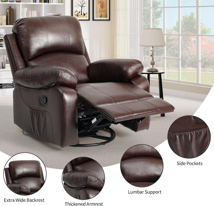 Oversized Recliner with Massage and Heat