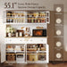 White 71 Inch Pantry Cabinet With IntegratedCharging