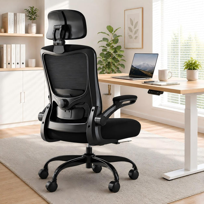 Ergonomic Office Chair for Lower Back Relief, 4-Way Lumbar, 330 LBS