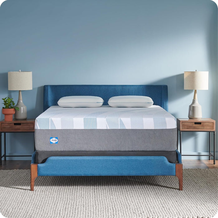 Dreamlife 14” Hybrid Mattress-In-A-Box, Queen, comfort Gel Memory Foam, responsive Encased Coils, Machine Washable Cover