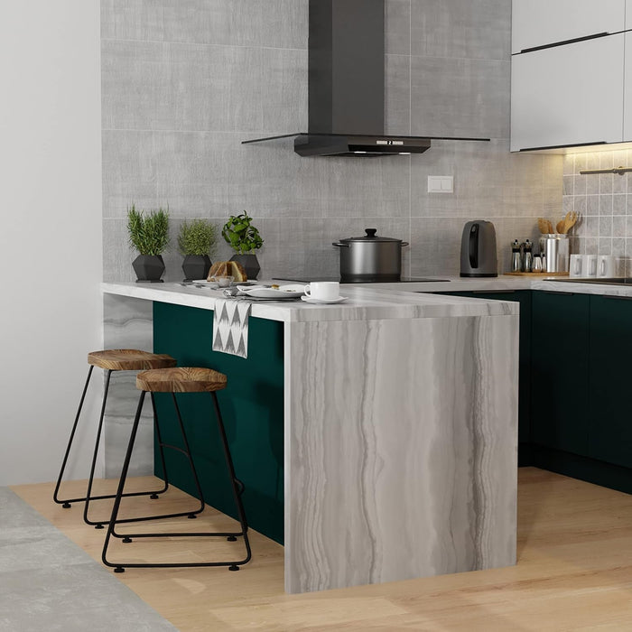 Amberly Rustic Metal 24 Inch Saddle Counter Height Stool (Set of 2) in Natural/Black, for the Dining Room and Kitchen - ShipItFurniture