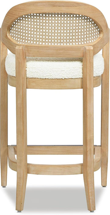 Americana Mid - Century Modern 26" Cane Back Counter Stool - ShipItFurniture