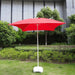 2X2M Outdoor Parasol Replacement Cloth without Stand Outdoor Garden Patio Banana Umbrella Cover Waterproof Sunshade Canopy