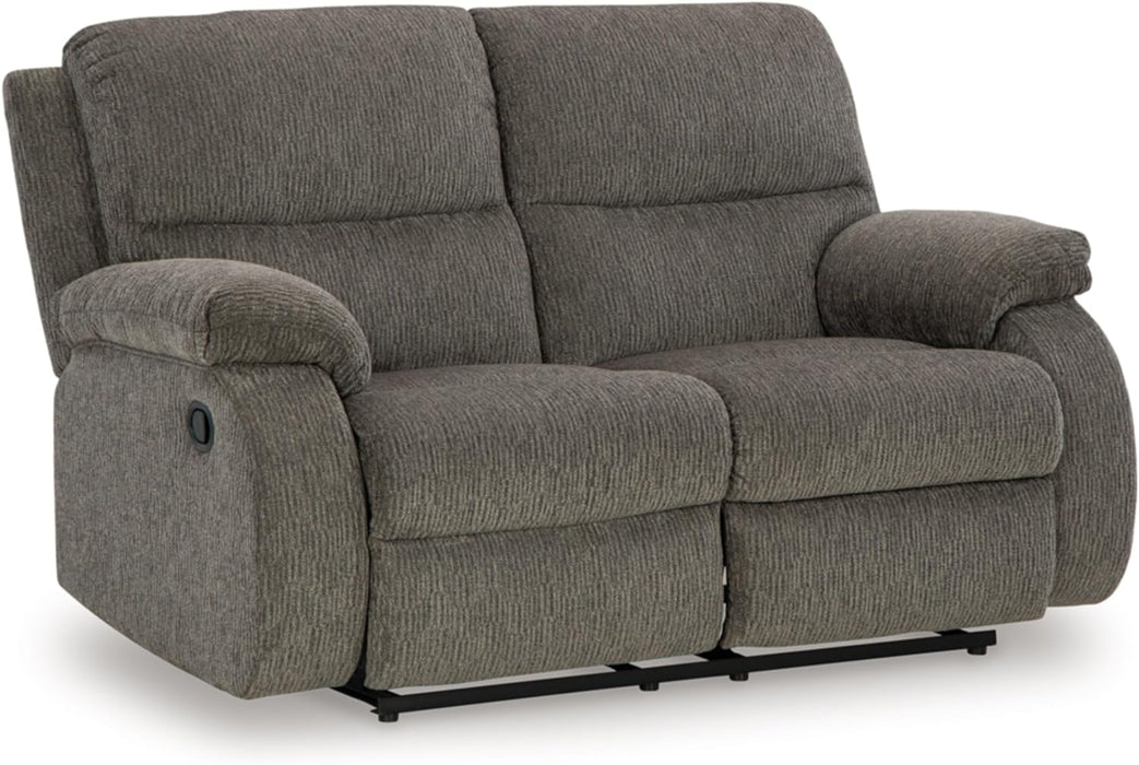 Manual Recliner Loveseat - Light Brown