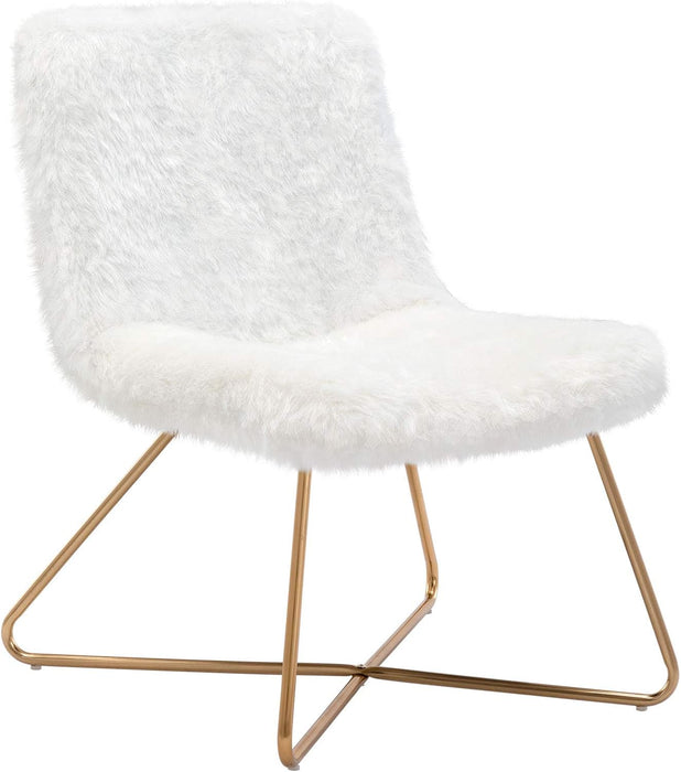 Faux Fur Upholstered Living Room Chair
