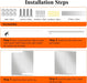 Home Gym Mirror for Wall, 55" X 16" X 2PCS Frameless Full Length Mirror