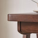 Solid Wood Writing Desk with 2 Drawers Home Office Computer Table
