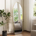 67" X 24" Irregular Full Length Mirror with Stand Gold