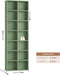 71 Inches Tall EmeraldGreen Adjustable Sturdy Bookshelf