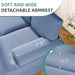 Sectional Sofa Couches for Living Room, U Shaped Sofa Living Room Furniture Sets, 4 Seat U Shaped Sofa Sectional Couch with Chaise, Blue