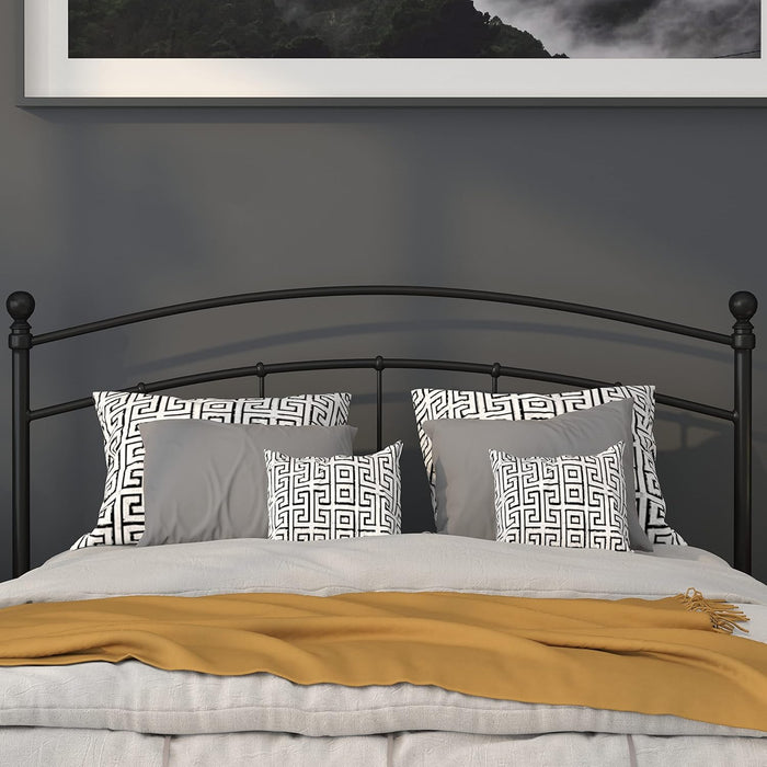 Woodstock Decorative Black Metal Queen Size Headboard