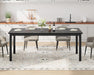 71 Inch IndustrialGrade DiningTable MetalFrame Set