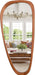 48" H X 22" W Asymmetrical Mirror, Irregular Wooden Wall Mirror Full Length, for Bedroom, Living Room,Entryway– Boho Mid-Century Modern Decorative Mirror, Solid Wood Frame(Walnut)