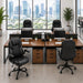 Ergonomic Office Chair - High Back PU Leather Desk Chair Black