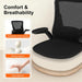 Ergonomic Office Chair, Comfy Mesh Desk Chair with Flip-Up Armrests