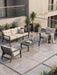 7 Seats HDPE Patio Conversation Sets, Outdoor Patio Furniture Set