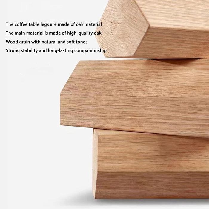 Walnut Clear Glass Oval Coffee Table Diameter32.68Inch