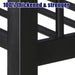 White FullSize DurablePremiumQuality Bunk Bed Frame