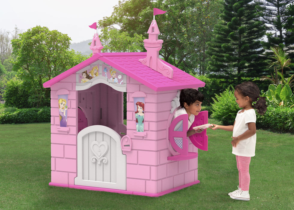 Disney Princess Plastic Indoor,Outdoor Playhouse with Easy Assembly