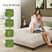 EGOHOME 8 Inch Twin Mattress Medium Plush, Green Tea Memory Foam Mattress