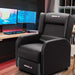 Gaming Recliner Chair for Adults 400Lbs Racing Style Sofa Big and Tall PU Leather Recliner Seating Modern Ergonomic Lounge Recliner Chair Comfortable Home Movie Theater for Living Room