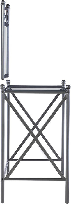 - 57752MTL-01-KD-U Mission Hills Vanity Set, 31" X 32" X 18", Metal