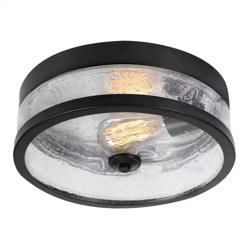 Carolina 1-Light Dark Bronze Flush Mount Light