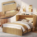 Full Size Murphy Bed Cabinet Natural OakWoodFinish