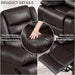 Oversized Rocker Recliner Chair with Armrests