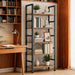 5 Tier Bookshelf, Free Standing Bookcase with Open Storage Shelves