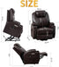 Power Recliner with Massage and Heat