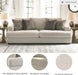 Soletren Premium Chenille Queen Sofa Sleeper White