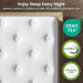 14 Inch Medium Firm Queen Hybrid Mattress with Zoned Support
