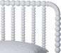 Lucera Bobbin Wood Platform Bed, Full, White
