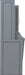 FullSize Murphy Wall Bed BuiltInCloset Drawers Gray