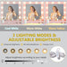 43 Inch MagentaPink Vanity Desk Illuminated Mirror