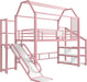Twin IndustrialStrength Loft Bed With Integrated Slide