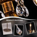 Bronze Vintage Crystal Table Lamp,Bedside Lamps for Nightstand 28"H