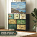 Dresser for Bedroom, 7 Drawers, TV Stand, Floral