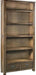 Mission Quarter Sawn Oak Bookcase with 2-Drawers & Open Shelves