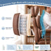 Comfortable Executive Office Chair Ergonomic Desk Chair with Footrest Brown