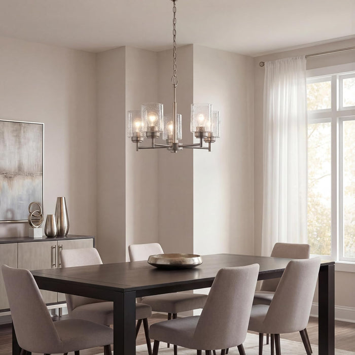 Winslow 19.75 Inch Brushed Nickel Chandelier Lighting