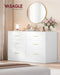 6-Drawer Dresser, Chest of Drawers, 46.9 X 15.8 X 30.7 Inches