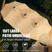 15FT Large Patio Patio Umbrella with Base & Solar LED Lights - Double-Sided,Kahaki
