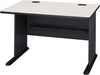 Bush Business Furniture Series a 48W Computer Desk in White Spectrum and Slate, Small Office Table for Home or Professional Workspace
