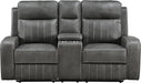 Gray Reclining Loveseat