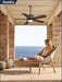 42" Outdoor Ceiling Fan with Light and Remote, IP65 Waterproof, Plug-In Design with 10FT Cord, 6-Speeds, 3CCT, Hook Hanging Fan for Gazebo Patio Porch Garage Canopy(Oil Bronze)