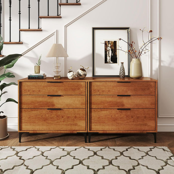 Cherry 30Inch Wide Dresser With Ample Organization